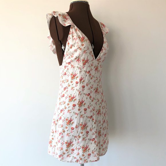 Floral Mini Linen Sundress - Picture 5 of 9